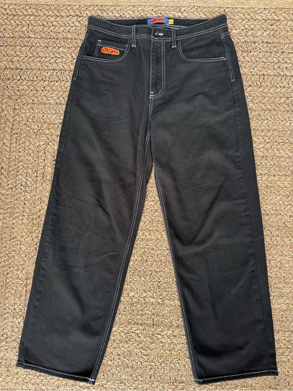 Empyre Ultra Loose Fit
Embroidered Black Skate Jeans Size 32 - Picture 6 of 12